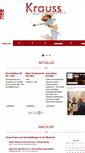 Mobile Screenshot of krauss-tanzschule.de